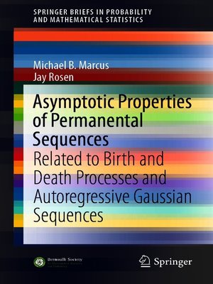 cover image of Asymptotic Properties of Permanental Sequences